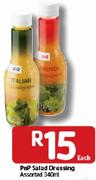 PnP Salad Dressing Assorted-340g Each