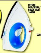 Ottimo Dry/Spray/Steam Iron-1600W