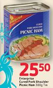 Enterprise Cured Pork Shoulder Picnic Ham Tin-300g