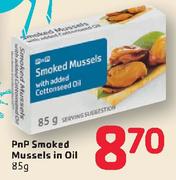 PnP Smoked Mussels In Oil-85g