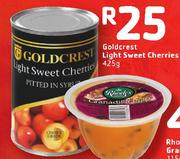 Goldcrest Light Sweet Cherries-425G