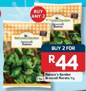 Nature's Garden Broccoli Florets-2x1Kg