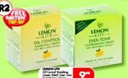 Lemon Lite Oil Control Vanishing Cream-50ml/Even Tone Complexion Cream-50ml Each