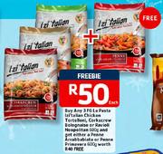 F6 La Pasta Lzi'talian Chicken Tortelloni, Corkscrew Bolognaise Or Ravioli Neopolitan-600g Each
