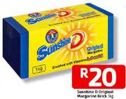 Sunshine D Original Margarine Brick-1kg