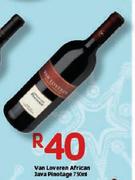 Van Loveren African Java Pinotage-750ml