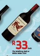 The wolftrap Red Or White Wine-750ml Each