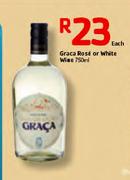 Graca-Rose Or White Wine-750ml Each