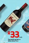 The-Wolftrap Red Or White Wine-750ml Each