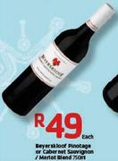 Beyerskloof Pinotage Or Cabernet Sauvignon/Merlot Blend-750ml