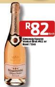 Simonsig Kaapse Vonkel Brut MCC Or Rose-750 ml Each