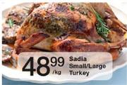 Sadis Small/Large Turkey-Per Kg