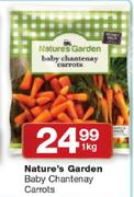 Nature's Garden Baby Chantenay Carrots-1kg