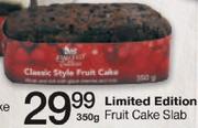 Fruit Cake Slab Limited Edition-350g