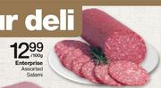 Enterprise Assorted Salami-Per 100g