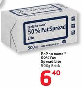 PnP No Name 50% Fat Spread Lite-500G Brick