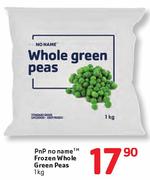 PnP No Name Frozen Whole Green Peas-1Kg