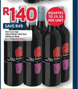 Bon Courage Like Father Like Son White Or Red-6 x 750ml Per Box