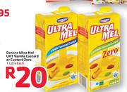 Danone Ultra Meal UHT Vanilla Custard Or Custard Zero-1L Each