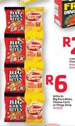 Willards Big Korn Bites,Cheese Curls Or Flings Strip-4's Each