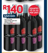 Bon Courage Like Father Like Son White Or Red-6 x 750ml Per Box