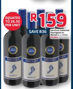 Barefoot Cabernet Sauvignon Or Merlot-6 x 750ml Per Box
