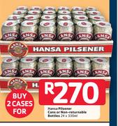 Hansa Pilsener Cans Or Non-Returnable Bottles-24 x 330ml