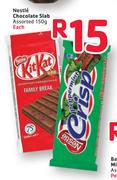 Nestle Chocolate Slab Assorted-150g Each