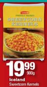 Iceland Sweetcorn Kernels-900g