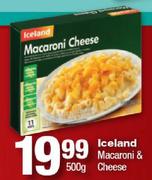 Iceland Macaroni & Cheese-500g