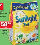 Sunlight Regular Washing Powder-3Kg