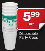 Disposable Party Cups-10's