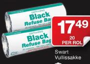 Swart Vullissakke-20's Per Rol