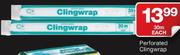 Perforated Clingwrap 30m-Each