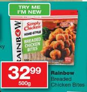 Rainbow Breaded Chicken Bites-500g