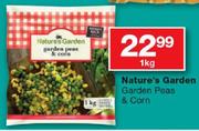 Nature's Garden Garden Peas & Corn-1kg