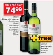 Alexanderfontein Sauvignon Blanc/Chardonnay/Cabernet Sauvignon/Merlot/Shiraz-2 x 750ml