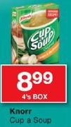 Knorr Cup a Soup-4's Box