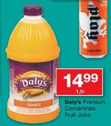 Daly's Premium Concentrate Fruit Juice-1.5Ltr