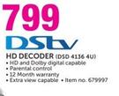 DSTV HD Decoder-DSD 4136 4U