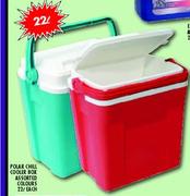 Polar Chill Cooler Box Assorted Colours-22 Ltr each