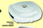 Essentials 2-Slice Sandwich Maker