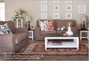 Cape Cod Lounge Side Table In French Grey-500x500mm
