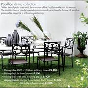 Papillion Dining Collection Dining Table In Bruno Brown-2060x1060mm