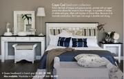 Cape Cod Bedroom Collection Wardrobe In French Grey