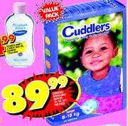 Cuddlers Disposable Nappies-44/50/52's