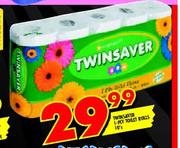 Twinsaver 1-Ply Toilet Rolls-10's