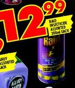 Raid Insecticide Assorted-300ml each