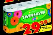 Twinsaver 1-Ply Toilet Rolls-10's