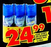 Glade Secrets Air Freshener Banded Pack-3 x 180ml
